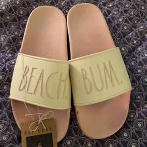 Rae Dunn flip flops brand new